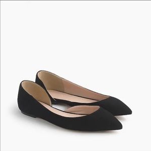 J Crew Audrey flats in suede